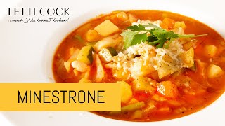 Minestrone wahnsinnig leckere Italienische Gemüsesuppe mit Parmesan [upl. by Xilef]