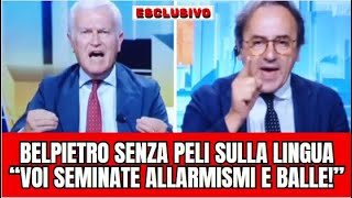 ⚪BELPIETRO LE CANTA A BONELLI SENZA TANTI GIRI DI PAROLE quotVOI SEMINATE ALLARMISMI E BALLEquot [upl. by Peednas265]