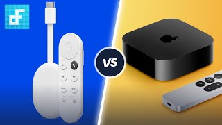 Apple TV 4K vs Chromecast with Google TV Which ones Better [upl. by Ynor]