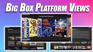 Setting Up Different Views For Each Platform  LaunchBox Big Box Tutorial [upl. by Borlow772]