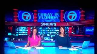 WSVN  7 News Today in Florida at 500 AM Open for 132011 [upl. by Sehguh]