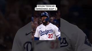 Teoscar Hernández is taking over the Dodgers fanbase day by day 💙 baseball shorts [upl. by Stroup]