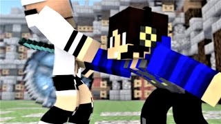 Minecraft Song and Minecraft Animation quotWe Be Teamingquot Castle Raid 2  Top Minecraft Songs [upl. by Quartis]