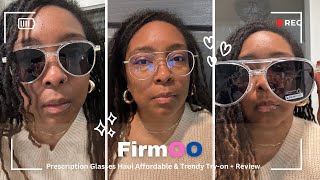 Prescription Glasses Haul Affordable amp Trendy Tryon  Review [upl. by Annauqal]