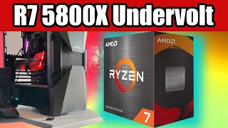 Undervolt your Ryzen 7 5800X for more FPS and Lower Temperature [upl. by Proulx]