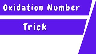 Oxidation Number Trick [upl. by Aramois]