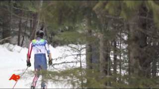 Bode Miller Skis Out of Olympic Giant Slalom [upl. by Auberta26]