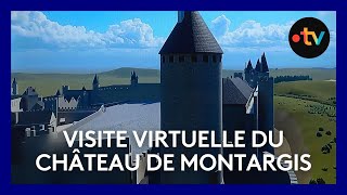 La visite virtuelle du château de Montargis disparu [upl. by Julita]