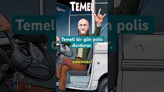 Temel ve Polis Kontrolü 😊 KomikHikaye KaradenizFıkrası Espri GülmeKrizi fıkra komik bilgişok [upl. by Lokcin]