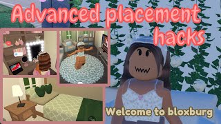 Advanced placement hacks  welcome to bloxburg  2024  building [upl. by Akimot873]