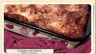 Spinat  Lasagne  Lazanje sa spanaćem [upl. by Yahsram]