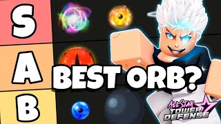 BEST Orb ASTD Orb Tier List  HOW TO GET ALL ORBS  All Star tower Defense [upl. by Badger232]