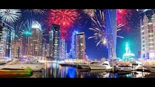 Feux dartifice nouvel an 2019 Burj Khalifa Downtown Dubai [upl. by Seumas]