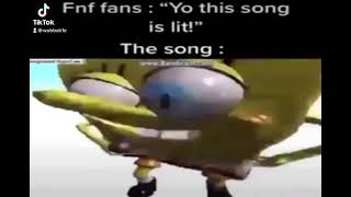 Spongebob Bornana Meme [upl. by Helbonia576]