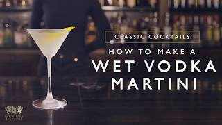 Wet Vodka Martini Cocktail Recipe – The Whisky Exchange [upl. by Giule]