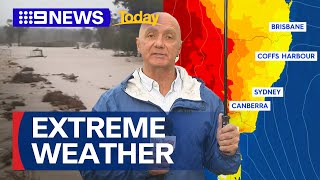 Australian states brace for extreme weather  9 News Australia [upl. by Inilahs867]