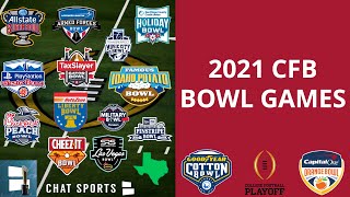 College Football Bowl Games 202122 Schedule Tracker Matchups Dates amp Times For All 42 Bowls [upl. by Corinna]