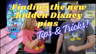 FINDING THE NEW HIDDEN DISNEY PINS TIPS amp TRICKS [upl. by Vorster]