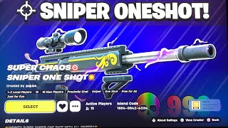 I played sniper one shot on Fortnite [upl. by Lihcox]