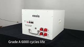 ESSIS 48V Stackable energy storage battery🔋🔋🔋 [upl. by Asiluj689]