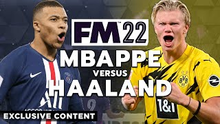 Who Does FM22 Rate Higher Haaland vs Mbappe [upl. by Asabi]