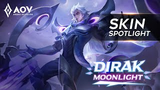 Dirak Moonlight Skin Spotlight  Garena AOV Arena of Valor [upl. by Lizette848]