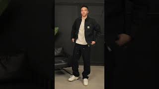 Carhartt SSENSE Haul Which set should I keep grwm ssense tryonhaul fitcheck carharttwip [upl. by Neellok720]