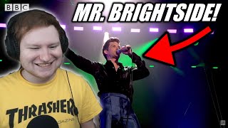 The Killers  Mr Brightside Glastonbury 2019 REACTION [upl. by Aeht]