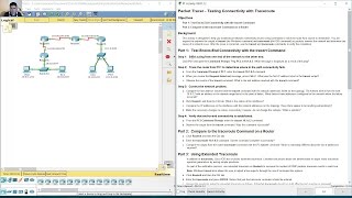 11323 Packet Tracer  Test Connectivity with Traceroute [upl. by Atikahc]