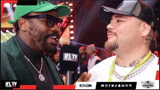 HE WAS SHT DERECK CHISORA TELLS ANDY RUIZ ON WILDER LOSS amp THEN DISMISSES AJ FIGHT TO RUIZ FACE [upl. by Alyt]