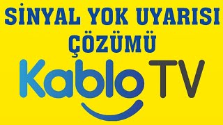 Kablo TV Sinyal Sorunu Çözümü  Sinyal Yok Uyarısı Giderme [upl. by Milde208]