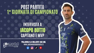 Post partita Negrini CTE Acqui Terme  Monge Gerbaudo Savigliano Intervista a capitan Botto [upl. by Aicen]