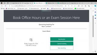 Booking and attending an exam block [upl. by Aderf]