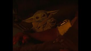 Baby Yoda Clip Hes Trying To Eat Me [upl. by Aralc616]