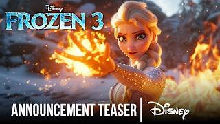 FROZEN 3 2027 Teaser Announcement  Disney D23 Expo [upl. by Rendrag]