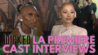 Ariana Grande Cynthia Erivo amp Wicked Cast Interviews Fandom Friendship amp Manifestation [upl. by Javier359]