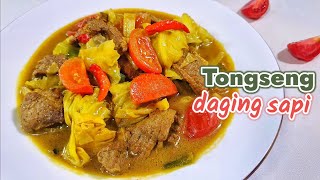 MASAKAN FAVORIT JAWA TENGAH  RESEP TONGSENG DAGING SAPI [upl. by Auvil145]