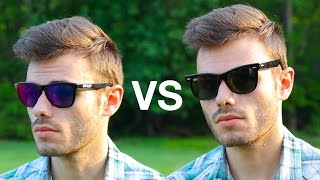 RayBan Wayfarer vs Oakley Frogskins [upl. by Eelyk122]