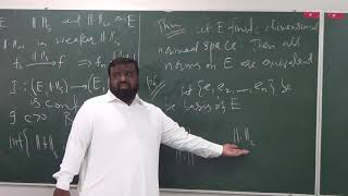 Lecture 7 Part 1 Any two norms on finite dimensional normed space are equivalent Proof [upl. by Maye]