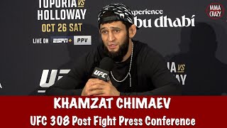 Khamzat Chimaev “Israel Adesanya would be good money fight” talks Robert Whittaker jaw crank [upl. by Remat]