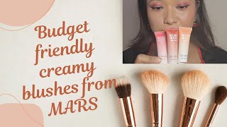 MARS creamy blushes only in Rs250😍 Charlotte Tilbury dupes ASSAMESE [upl. by Ees]