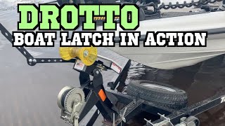 Drotto Boat Latch in Use [upl. by Notgnimer]