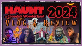 HALLOWEEN HAUNT Vlog amp Review 2024  Canadas Wonderland [upl. by Eirameinna]