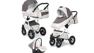 Kinderwagen Test Expander MONDO ecco  3in1 Kinderwagen aus Leder [upl. by Phillip665]