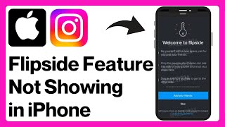 iPhone How to Fix Instagram Flipside Feature Not Showing 2024  Instagram Flipside Update  iOS [upl. by Tyre]