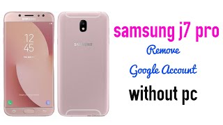 samsung j7 pro j730f frp bypass without pc 2024 [upl. by Attiuqaj747]