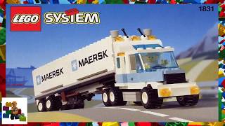 LEGO instructions  Town  Special  1831  Maersk Line Container Lorry [upl. by Eli]