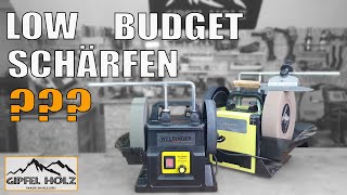 Alles schärfen mit einer Nassschleifmaschine  Weldinger NSM 200 Vario  Taugt ein Low Budget Gerät [upl. by Neelrahc]