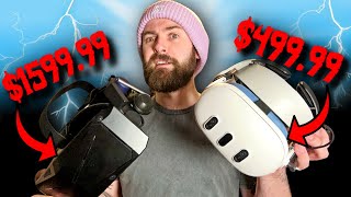 499 VR Headset VS 1599 VR Headset  Whats The Difference Quest 3 amp Pimax Crystal [upl. by Siuqramed]