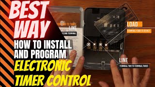 How To Install and Program an Intermatic Electronic Timer Controller [upl. by Riplex]